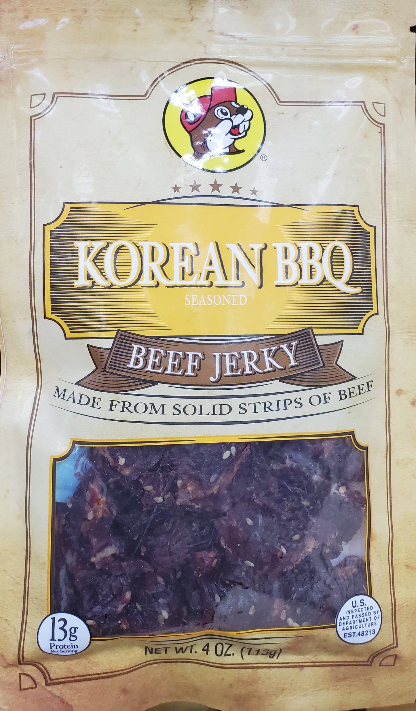 Buc-ee's Korean BBQ Beef Jerky