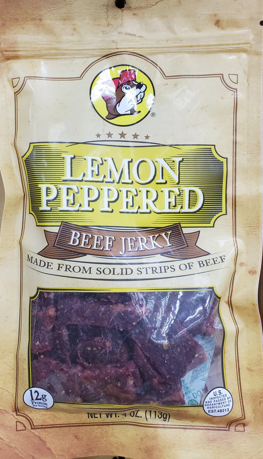 Buc-ee's Lemon Peppered Beef Jerky