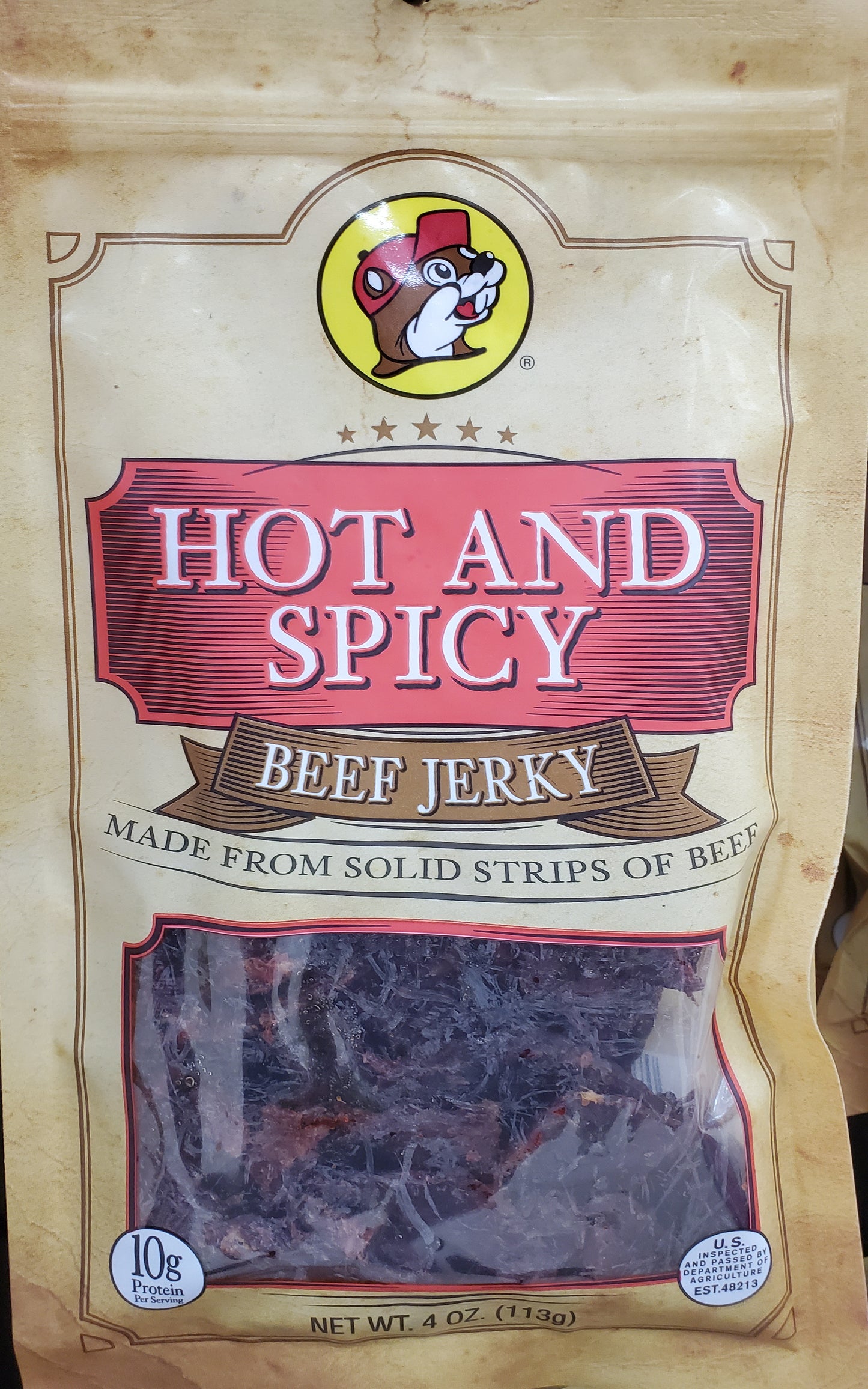 Buc-ee's Hot and Spicy Beef Jerky