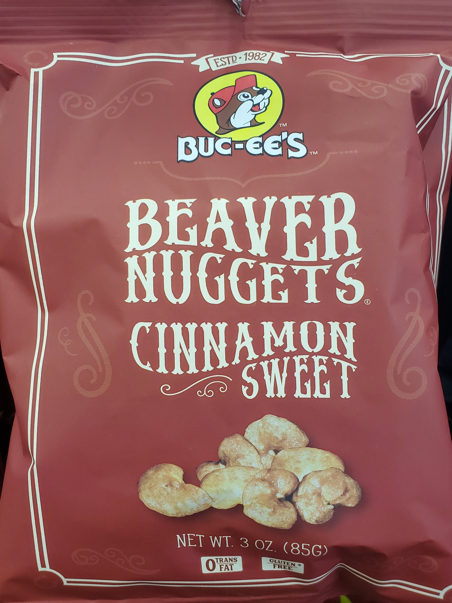 Buc-ee's Beaver nuts Cinnamon 3oz