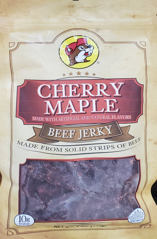 Buc-ee's Cherry Maple Beef Jerky